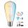 Lámpara LED Edison ST64 Clara E27 Filamento 6W 850lm CCT Wifi+Bluetooth, para Smartphone y control voz