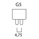 Tubo LED T5 ECO 1150mm Cristal 16W, conexión 2 lados, Caja 50 ud x 4,20€/ud