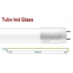 Tubo LED T8 600mm Cristal 10W Blanco Neutro, conexión 2 lados