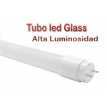 Tubo LED T8 1500mm Cristal 22W Blanco Cálido ALTA LUMINOSIDAD, conexión 1 lado