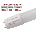 Tubo LED T8 600mm Nano PC Eco 10W, conexión 1 lado