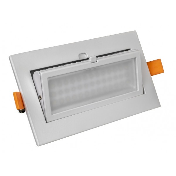 Foco Rectangular empotrar LED Samsung 15W IP65 185x100mm Flicker Free