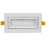 Foco Rectangular empotrar LED Samsung 15W IP65 185x100mm Flicker Free