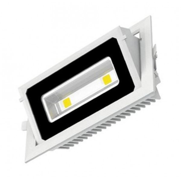 Foco Rectangular empotrar LED 40W (2X20W)