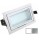Foco Rectangular empotrar LED 30W Blanco o Plata