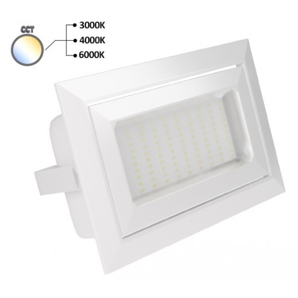 Foco Rectangular empotrar LED 36W CCT