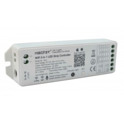 Receptor Controlador Monocolor, RGB, RGBW, CCT, RGB+CCT 180W-360W, Wifi, Control por voz ó remoto