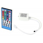 Controlador para tira LED RGBW 72W con mando