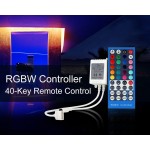 Controlador para tira LED RGBW 72W con mando