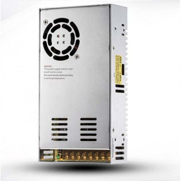 Fuente alimentación LED interior 400W, 12VDC 