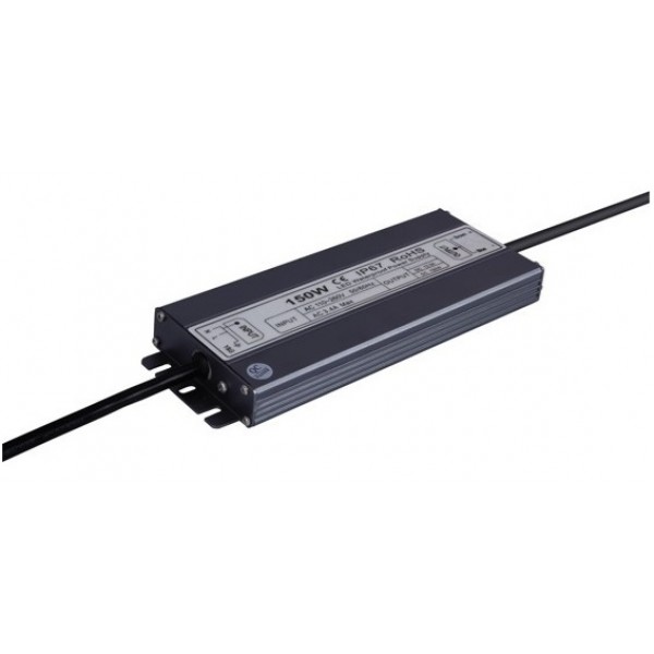 Fuente alimentación LED estanca IP67 150W 24VDC, Garantía 5 años