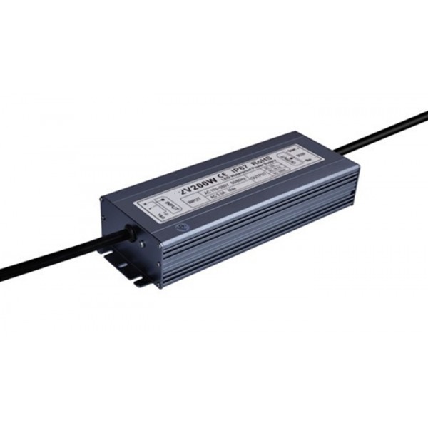 Fuente alimentación LED estanca IP67 200W 24VDC, Garantía 5 años