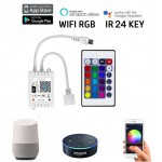 Controlador para tira led RGB 12V/24V wifi para Smartphone y Alexa