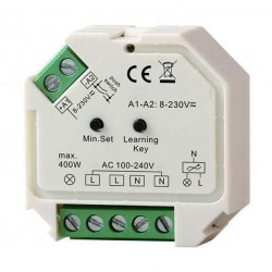Regulador para pulsador de pastilla para led - triac area-led - Iluminación  LED