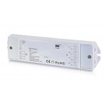 Regulador Controlador 0-10V para tira LED RGB 12-36V 4 canales 4 direcciones 240-720W