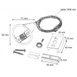 Kit Suspensión Carril Trifásico Blanco