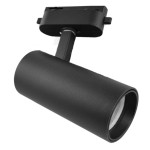 Foco Carril Bifásico LED, Lámpara GU10 Blanco ó Negro