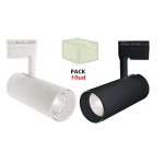 Foco Carril Monofásico LED COB 30W 25º, Caja 10 Ud x 14,50€/ud