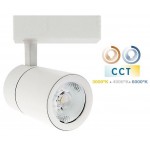 Foco Carril Monofásico LED COB 30W 24º-60º Blanco CCT Seleccionable