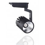 Foco Carril Monofásico LED COB 30W 35º-60º Negro