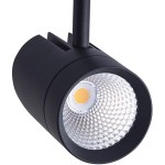 Foco Carril RETAIL Trifásico LED COB Citizen 30W Negro CRI90 SMART CCT Wifi, para Smartphone y control voz