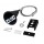 Kit Suspensión Carril Trifásico Negro