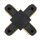 Unión X Carril monofásico Negro