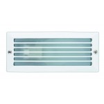 Foco LED exterior IP54 empotrar pared 3,6W 180Lm con rejilla, Blanco ó Negro