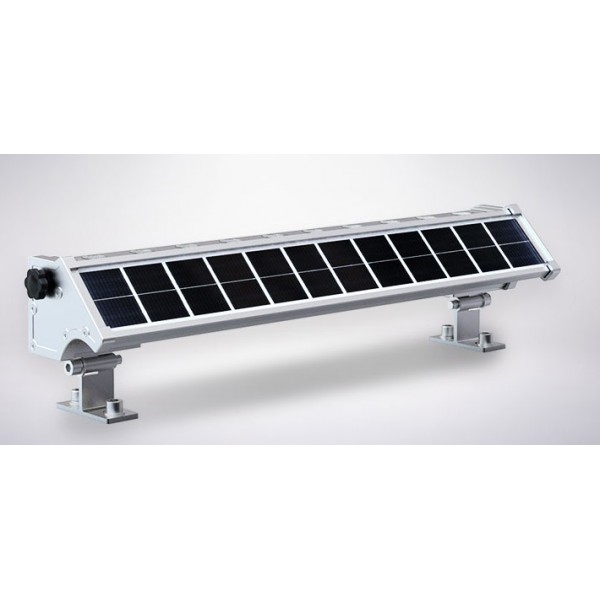 Foco LED exterior bañador pared lineal 10W 525mm SOLAR