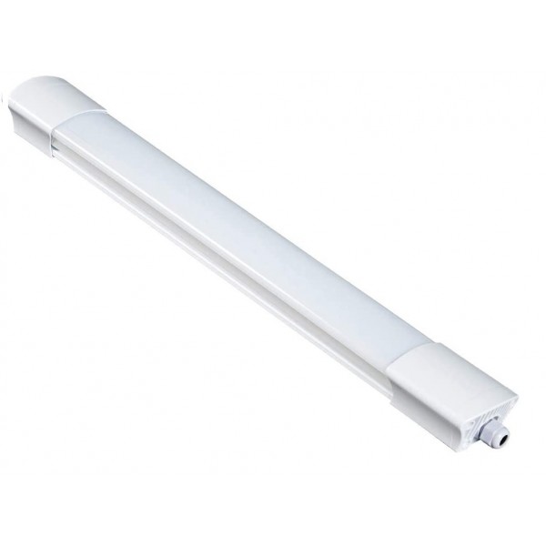 Regleta estanca LED IP65 PC 1200mm 40W 4000Lm