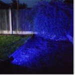 Foco LED Solar exterior jardin con piqueta Luz Azul