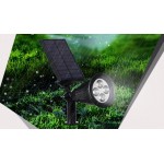 Foco LED Solar exterior jardin con piqueta 2W