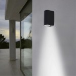 Aplique LED exterior IP44 superficie pared Q 2xGU10