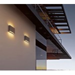 Aplique LED exterior IP65 superficie pared RP 12W 1300Lm CCT Negro