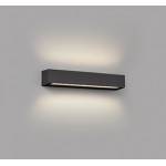 Aplique LED exterior IP65 superficie pared 20W 1800Lm Gris Oscuro