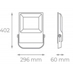 Foco Proyector LED exterior SLIM 100W IP-66 PRO