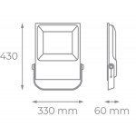 Foco Proyector LED exterior SLIM 150W IP-66 PRO