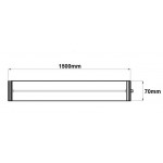 Pantalla estanca Redonda Opal LED IP67 de 1500mm 52W