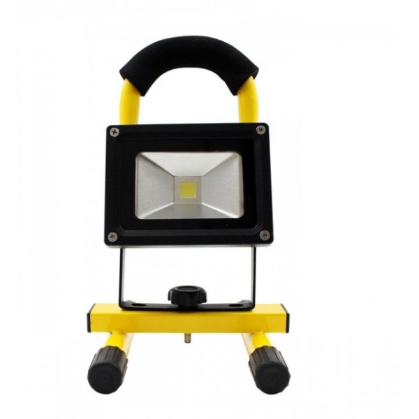 Foco LED exterior BASIC 10W IP65 Recargable con Soporte