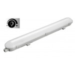 Pantalla estanca IP65 PC compacta LED de 1500mm 55W 5260Lm Regulable