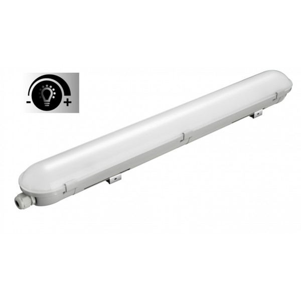 Pantalla estanca IP65 PC compacta LED de 1200mm 36W 3620Lm Regulable