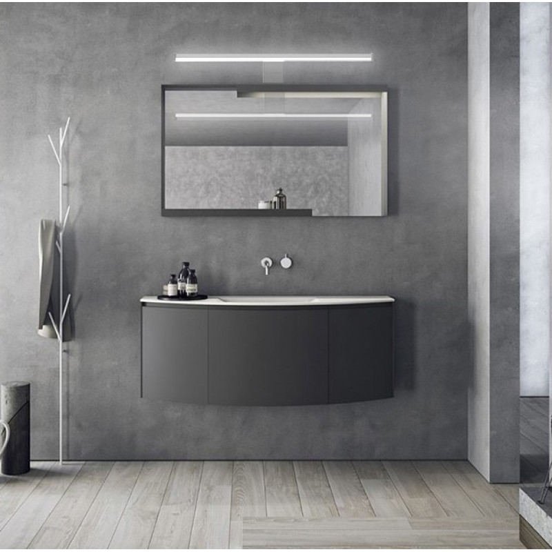 Aplique Baño cromado 78cm 15w Luz Blanca Fría IP44, para espejo ó mueble